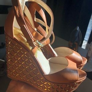Wedge platform heels